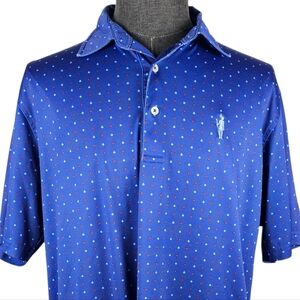 Donald Ross Men's Patterned Polo Casual Sport Size L